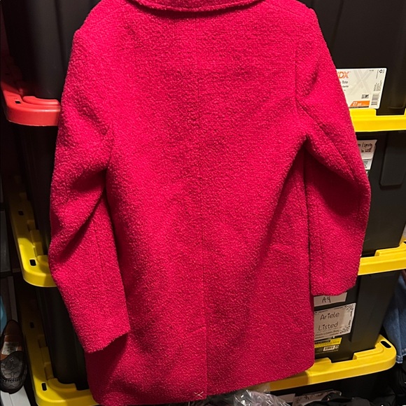 Boden Carlisle Wool Coat Vibrant Pink Size 10 NWT - Picture 7 of 7